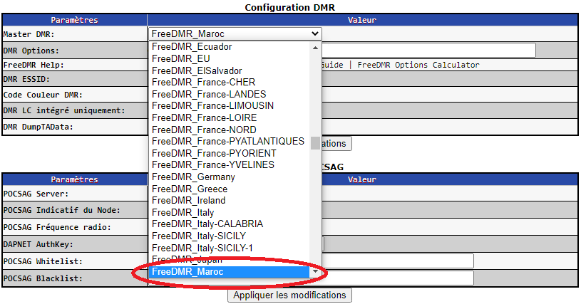 Configuration Pi-Star FreeDMR